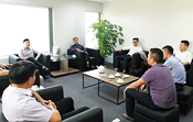 Thành viên Kinh doanh - Công ty Cổ phần Saigon Futures tới làm việc tại Sở Giao dịch Hàng hóa Việt Nam