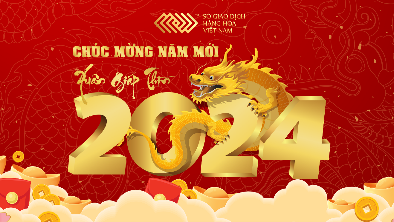 Thư chúc mừng năm mới Giáp Thìn 2024 của Sở Giao dịch Hàng hoá Việt Nam (MXV)