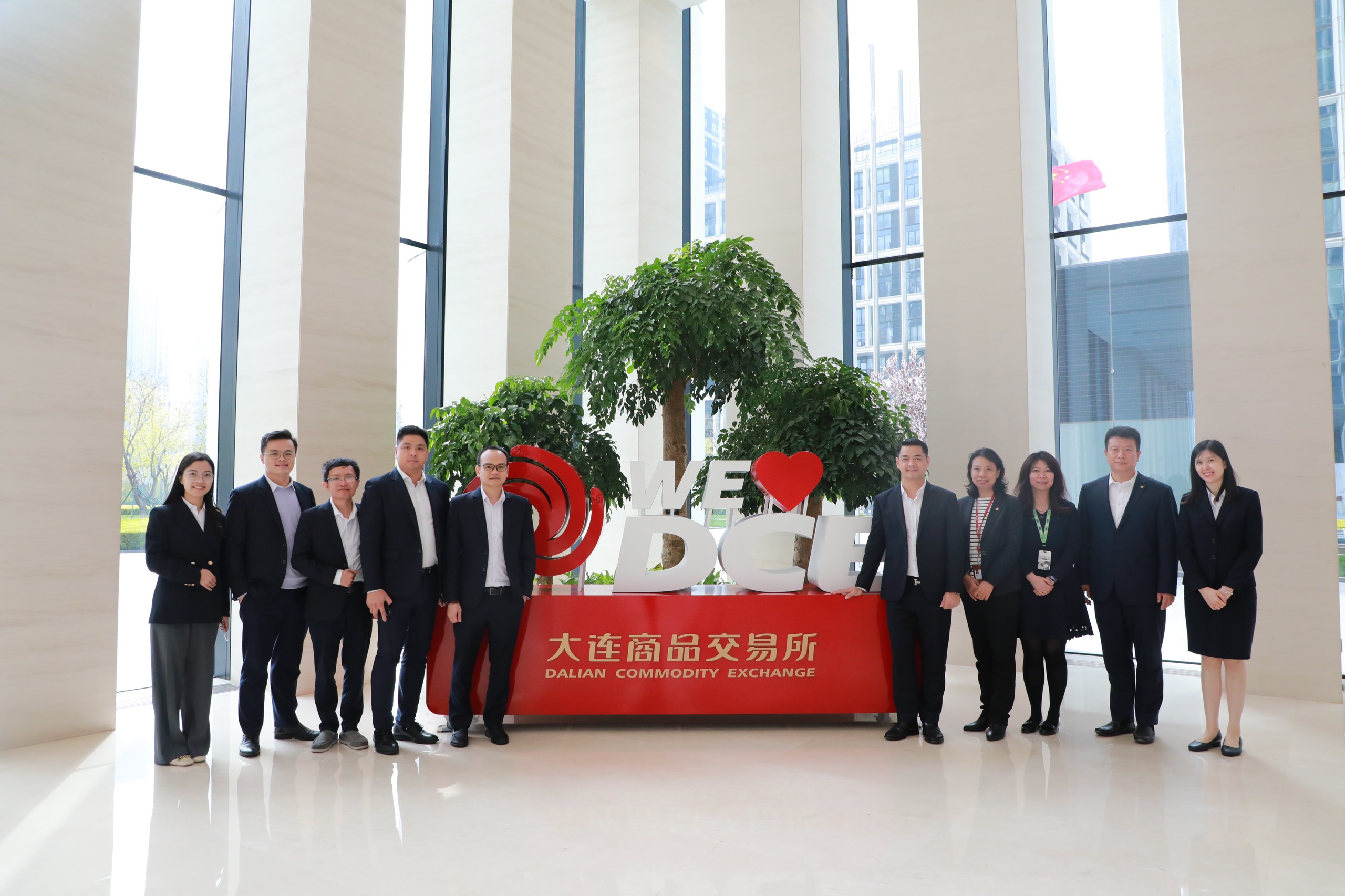 Đoàn công tác của MXV tới thăm và làm việc với các Sở Giao dịch hàng hóa lớn tại Trung Quốc