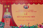 Chi bộ Sở Giao dịch Hàng hóa Việt Nam (MXV) tổ chức Lễ kết nạp Đảng viên mới