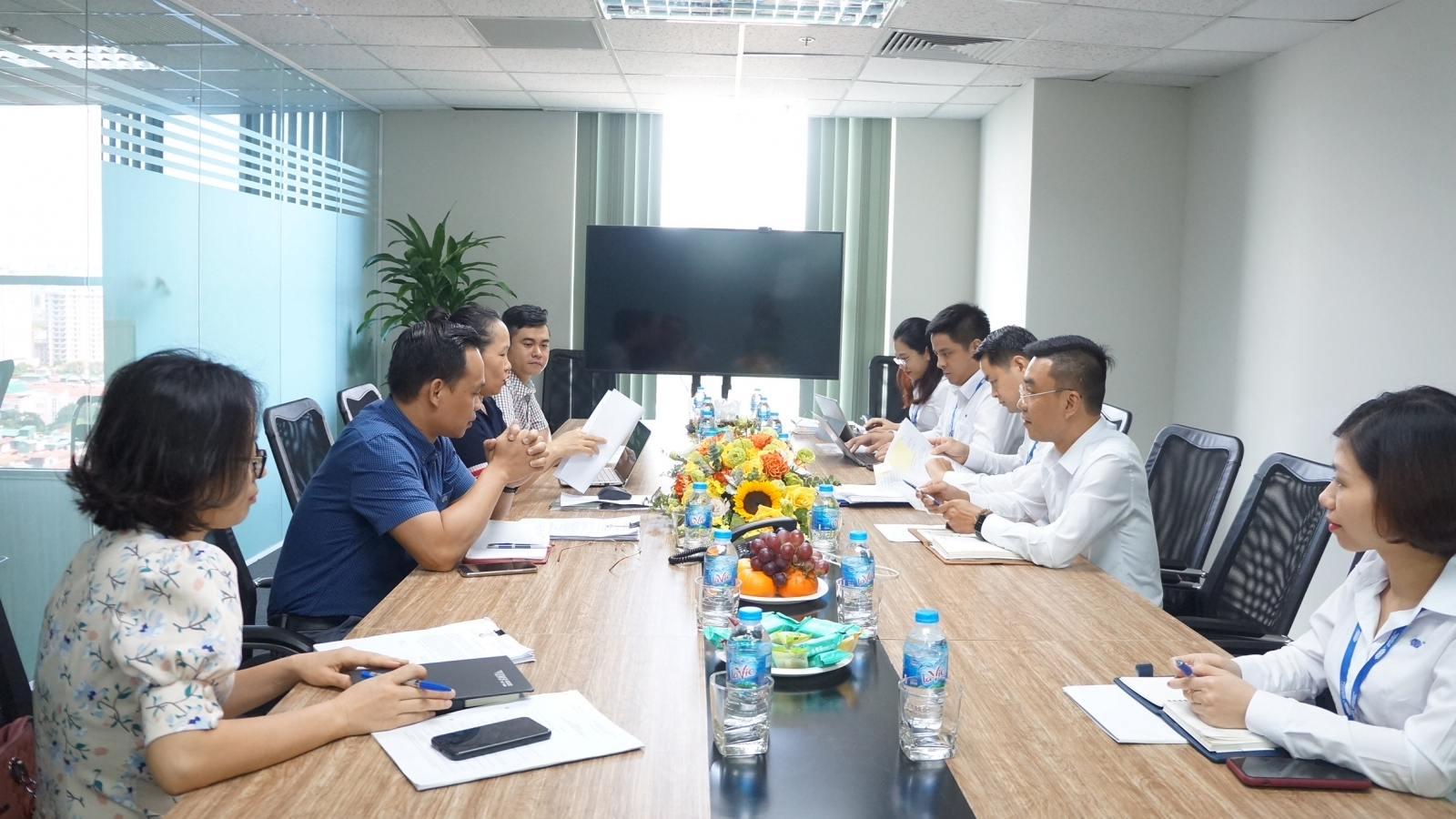 Đoàn công tác của Bộ Công Thương kiểm tra định kỳ tình hình hoạt động tại Sở Giao dịch Hàng hóa Việt Nam (MXV)